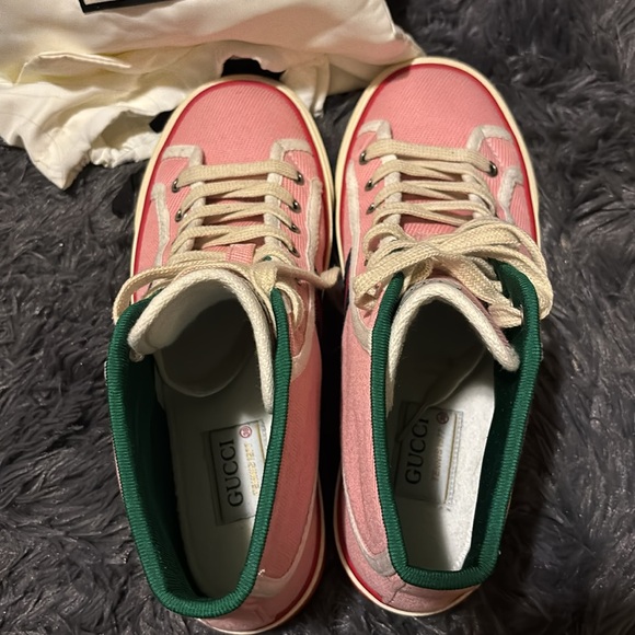 Gucci 1977 pink sneakersrs size Italian 38 US 8 - Picture 5 of 5